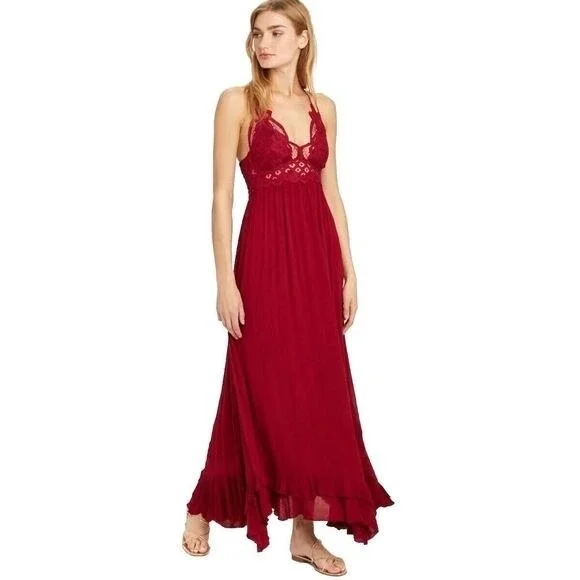 Free People | Dresses | Free People Adella Slip Crochet Lace Maxi Dress Smocked Small Cranberry Size Xs | Poshmark Free People | Dresses | Free People Adella Slip Crochet Lace Maxi Dress Smocked Small Cranberry Size Xs | Poshmark